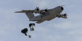 الاردن تنفذ إنزالا جويا لمساعدات إنسانية جنوب قطاع غزة