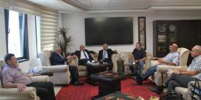 الوزير غنيم يبحث الوضع المائي في بيت جالا