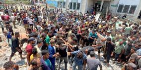 5 شهداء في قصف مدرسة تؤوي نازحين جنوب غزة