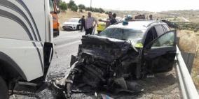 وفاة شاب في حادث سير ذاتي جنوب نابلس أثناء قيادته مركبة غير قانونية