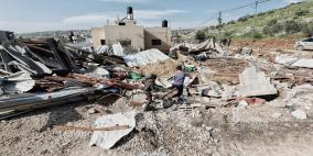 الاحتلال يهدم بركتين زراعيتين في الجلمة شمال جنين