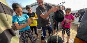 "الأونروا": الفلسطينيون في قطاع غزة مهددون بالموت عطشا