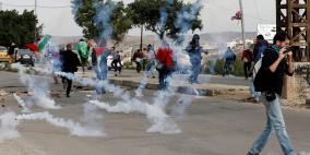 مواجهات مع الاحتلال في مخيم الفوار