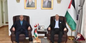 البحرين: السفير الفلسطيني يستقبل نظيره الأردني