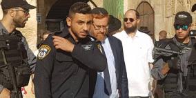 المتطرف يهودا غليك يقود اقتحام المستوطنين للمسجد الأقصى