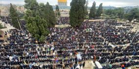 90 ألفا يؤدون الجمعة الأولى من رمضان في المسجد الأقصى