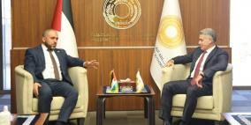 محافظ سلطة النقد يلتقي مع رئيس بلدية البيرة بالإنابة