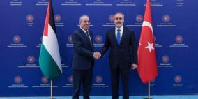 الشيخ يلتقي وزير الخارجية التركي ويطلعه على التطورات السياسية وضرورة تثبيت وقف إطلاق النار