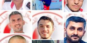 ارتفاع عدد الجثامين المنتشلة من رفح إلى 13 بينها 7 مسعفين