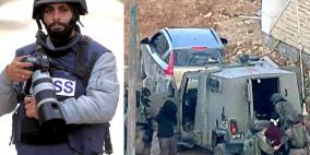 الاحتلال يعتقل الصحفي وهاج بني مفلح ومواطن من بيتا