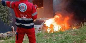 إصابات بالرصاص وإحراق مزرعتين و3 مركبات في هجوم للمستوطنين على قرية دوما