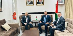 اللواء ناصر البوريني يستقبل محافظ محافظة أريحا والاغوار