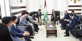 برهم يبحث مع "كويكا" ترتيبات إنشاء المعهد الوطني للذكاء الاصطناعي في فلسطين