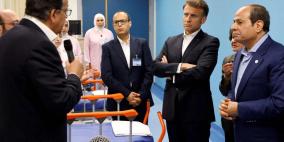 السيسي وماكرون يجددان رفضهما تهجير الشعب الفلسطيني