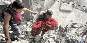 45 شهيدا اليوم.. شهيد وإصابات في قصف الاحتلال على خان يونس