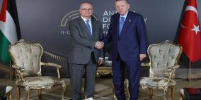 أردوغان يستقبل رئيس الوزراء الفلسطيني