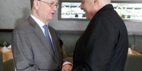 تفاصيل لقاء مصطفى مع وزير الخارجية الجزائري