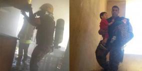 إصابات في حريق اندلع بشقة في رام الله