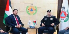 مدير الدفاع المدني يستقبل رئيس وأعضاء مجلس إدارة اتحاد المطوريين العقاريين