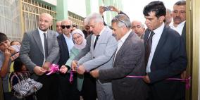"التربية" تفتتح مدرسة جديدة وتضع حجر الأساس لأخرى مهنية في يطا