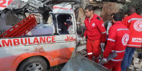 طولكرم: وقفة تضامنية مع مسعفي الهلال الأحمر في قطاع غزة 