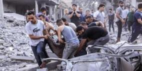 شهداء ومصابون في قصف الاحتلال المتواصل على قطاع غزة مع تواصل نسف المنازل في حي تل الهوى