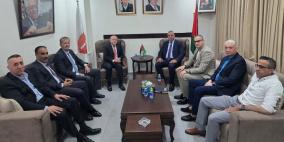  اللواء ناصر البوريني يستقبل وزير الاقتصاد الوطني 