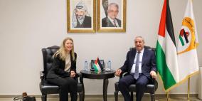 الشيخ يلتقي القنصل العام البريطانية ويؤكد أهمية الاعتراف بدولة فلسطين