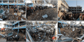 ارتفاع حصيلة شهداء قصف مدرستين في مخيم البريج ومدينة غزة إلى 49