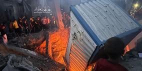 4 شهداء في قصف الاحتلال مقرا للأونروا بمخيم جباليا شمال قطاع غزة