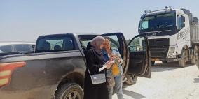 نابلس: إعادة شاحنة إسرائيلية محملة بنفايات إلى مستعمرة "أريئيل" بعد ضبطها في حوارة