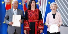 سابقة تاريخية... سفيرة فلسطين تقدم رسالة تعيينها لرئيس المجلس الأوروبي ورئيسة المفوضية الأوروبية