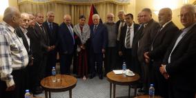 الرئيس عباس يستقبل وفدا من المنظمات الشعبية في لبنان