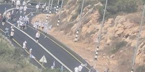 مسيرة استفزازية للمستوطنين شمال غرب رام الله 
