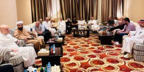 الهباش ونجم يتفقدان حجاج فلسطين في فنادق مكة