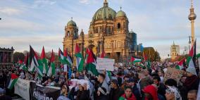 مسيرة حاشدة في مدينة بريمن الألمانية تنديدا بالعدوان المتواصل على غزة