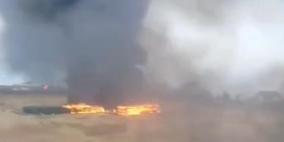 في هجوم واسع للمستوطنين: 10 مصابين وإحراق منازل وممتلكات في بلدة دير دبوان شرق رام الله