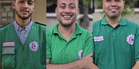 الحرب على غزة: استشهاد 3 مسعفين وصحافي