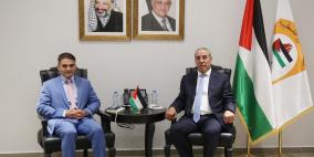 الشيخ يلتقي سفير قبرص لدى فلسطين
