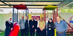 مركز الخليل المجتمعي يفتتح الحديقة المجتمعية في مدرسة الكفيف على اسم المهندس راتب البكري