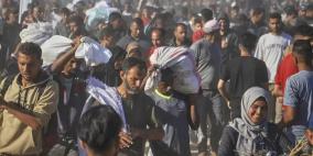 شبكة المنظمات الأهلية تستنكر مجازر الاحتلال بحق منتظري المساعدات في غزة 