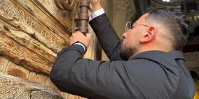 إعادة فتح أبواب كنيسة القيامة في القدس