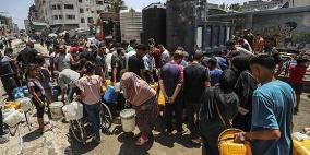 غزة: آلاف الأسر بلا مياه منذ أسبوع ونتجه نحو أزمة عطش حادة