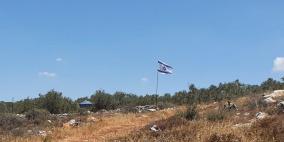 مستوطنون ينصبون خياما على أراضي ديراستيا شمال غرب سلفيت