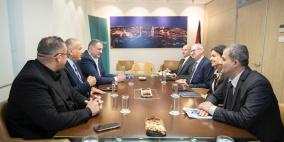 رئيس مجلس إدارة هيئة سوق رأس المال ووفد رفيع المستوى في زيارة نوعية لبورصة فلسطين