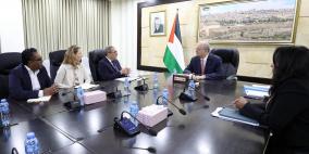 مصطفى يبحث مع المنسق الأممي في فلسطين آخر المستجدات ومضاعفة جهود الإغاثة