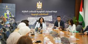 "العمليات الحكومية" تدعو لوقف العدوان وتؤكد تنسيق الجهود لإغاثة غزة