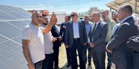 افتتاح مشاريع تطويرية في عدد من الهيئات المحلية بمحافظة جنين