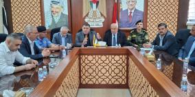 صور| وزير الداخلية يتفقد محافظة نابلس