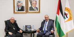 الشيخ يبحث مع وفد رجال دين مسيحيين من القدس تداعيات العدوان